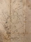 Hand-Drawn Land Survey Map Draft Buckingham Wayne County Pa Henry Drinker 1700’s — photo 3