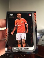 2025 Topps Chrome Sapphire MLS Damarcus Beasley Houston Dynamo Black /10