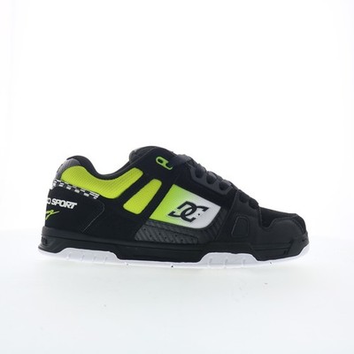 DC Stag SE ADYS100848-XKGW Mens Black Nubuck Skate Inspired Sneakers Shoes 9.5