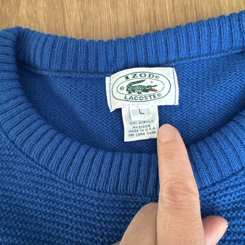 Izod Lacoste Suéter Grande Foto 3 de 4