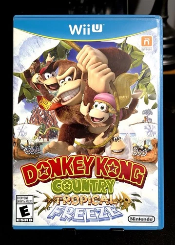 Donkey Kong Country Tropical Freeze - Nintendo Wii U - 2014 - CIB - Like New
