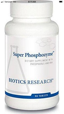 Biotics Research Super Phosphozyme Phosphorous and RNA, Electrolytes, Healthy 90