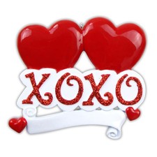 Hugs 'N Kisses Personalized Christmas Tree Ornament