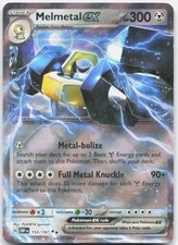 Melmetal ex 153/197 Double Rare Obsidian Flames Pokemon Holo Near Mint