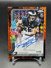 2025 Topps Chrome - Cooper DeJean - Orange Geometric Future Stars Auto 11/25