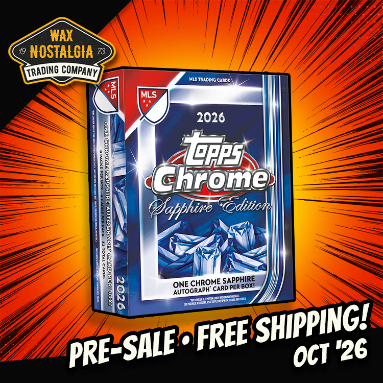 2026 Topps Chrome Sapphire Major League Soccer (MLS) Hobby Box / PRESALE 🔥 QTY view 1