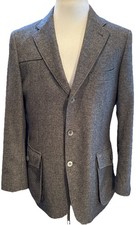 SUITSUPPLY Gray Tweed Sport Coat Blazer Jacket Size 42R Slim.       P19564