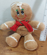 Dan Dee 9" Gingerbread Man Christmas Holiday Ornament Plush