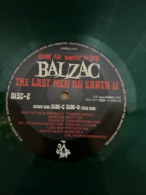 BALZAC Atom-Age Vampire In 308 2LP Red & Green Vinyl Japan NM Rare