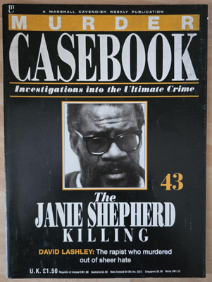 Murder Casebook #43 Magazine The Janie Shepherd Killing 1990s Partworks