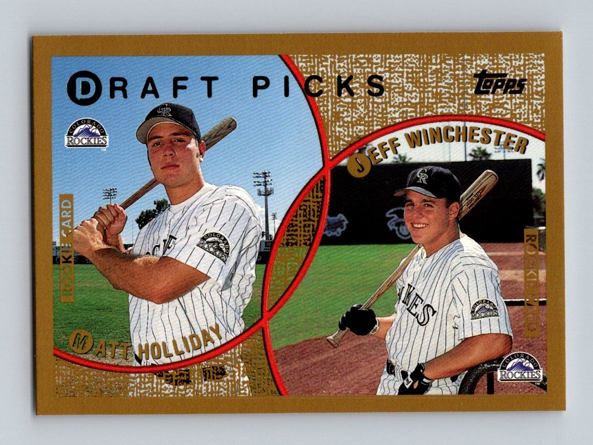 1999 Topps #442 Matt Holliday / Jeff Winchester DPK, RC