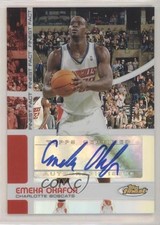 2005-06 Topps Finest Fact Refractor 3/25 Emeka Okafor #FFAEO Auto wo2