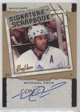 2006-07 Upper Deck Bee Hive Signature Scrapbook Michael Peca #SS-MP Auto 05u8