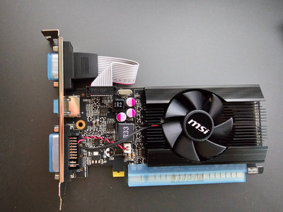 MSI NVIDIA GT 610 1GB DDR3 Video Graphics Card/GPU (N610GT-MD1GD3/LP)