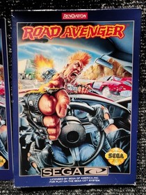 Road Avenger (Sega CD, 1992) CIB Complete Box Manual and MINT Disc