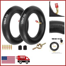 Heavy Duty 10 Inch Inner Tube for Electric Scooter 10x2.50 10x2.75 2 Count