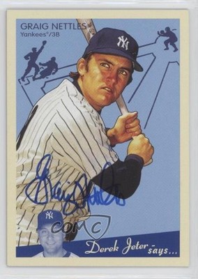 2008 Upper Deck Goudey Graphs Graig Nettles #GG-GN Auto 7xr