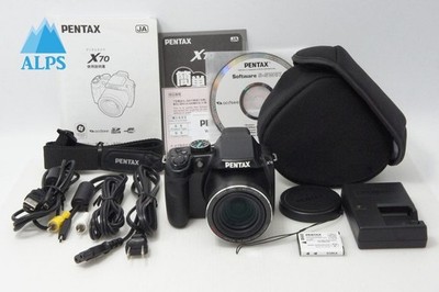 [Mint] PENTAX X70 12.0MP Compact Digital Camera Black w/ Case #260508v