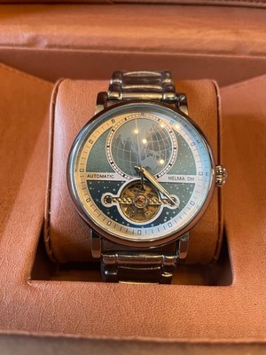 Helma DH world view tourbillon movement gents watch