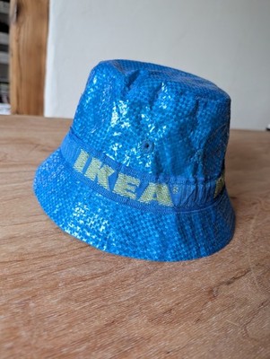 IKEA KNORVA Mütze Hut Kappe Karneval Camping Hut Angelmütze 16 cm blau 2x 5x 10x