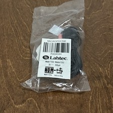 Labtec Model 7303 Wired Microphone 3.5mm Plug New In Plastic Bag
