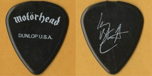 Motorhead 1993 Bastards concert tour Lemmy Kilminster signature Guitar Pick
