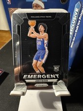 2024-25 PANINI PRIZM #19 JARED McCAIN EMERGENT ROOKIE RC PHILADELPHIA 76ERS