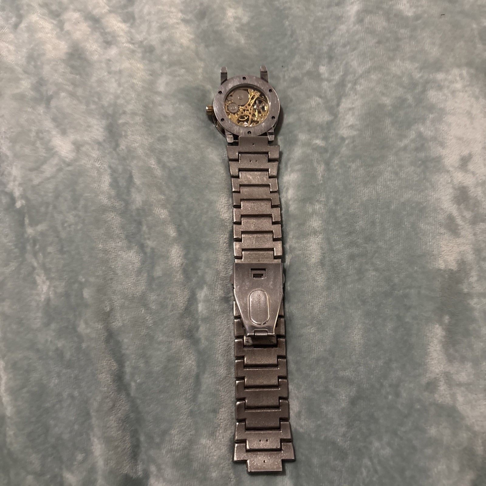 Winner Transparent Mechanical Skeleton Watch Men'… - image 3