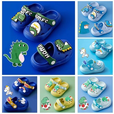 Kinder Hausschuhe Jungen Mädchen Clogs Gartenschuhe Badeschuhe Slippers Gr.20-37