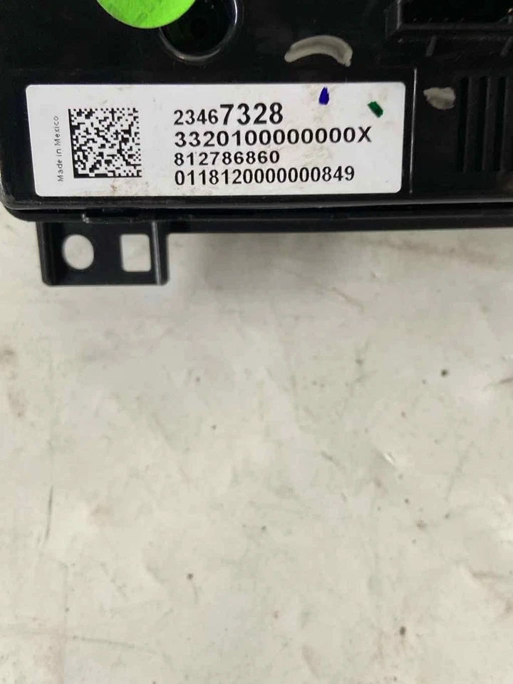 17 18 19 20 21 22 23 GMC ACADIA Temperature Heat AC Control - Image 4 of 4