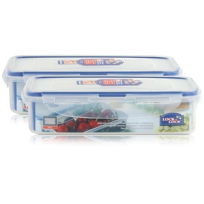 Lock&Lock HPL816T Frischhaltedose 800ml - Luft & Wasserdicht (2er Pack)