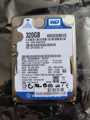 Western Digital WD3200EVS, SATA,Gebraucht,3.5 Zoll Festplatte