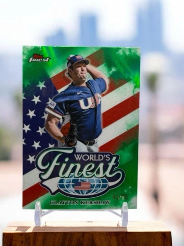 2026 Topps Finest Clayton Kershaw Refractor (RAW)