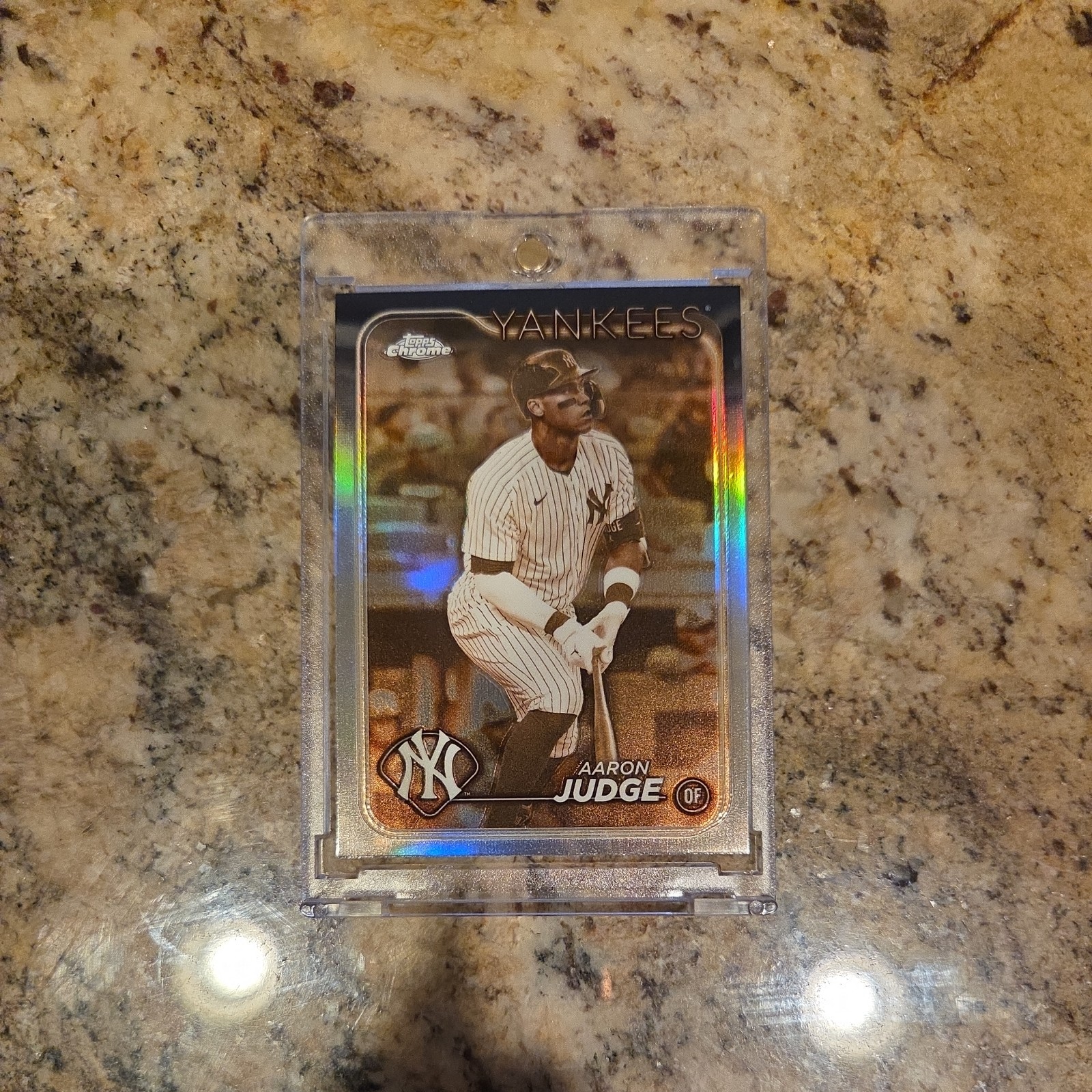 2024 Topps Chrome - Aaron Judge #50 Sepia Refractor NM/MT Centered