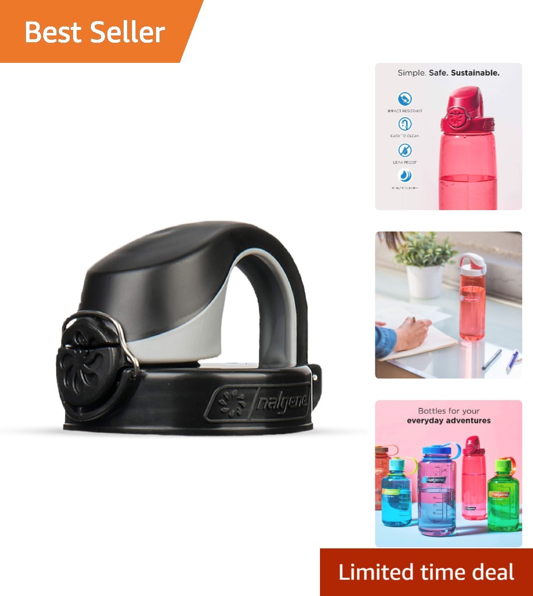 On The Fly Compact, Dishwasher Safe Replacement Cap - Perfec