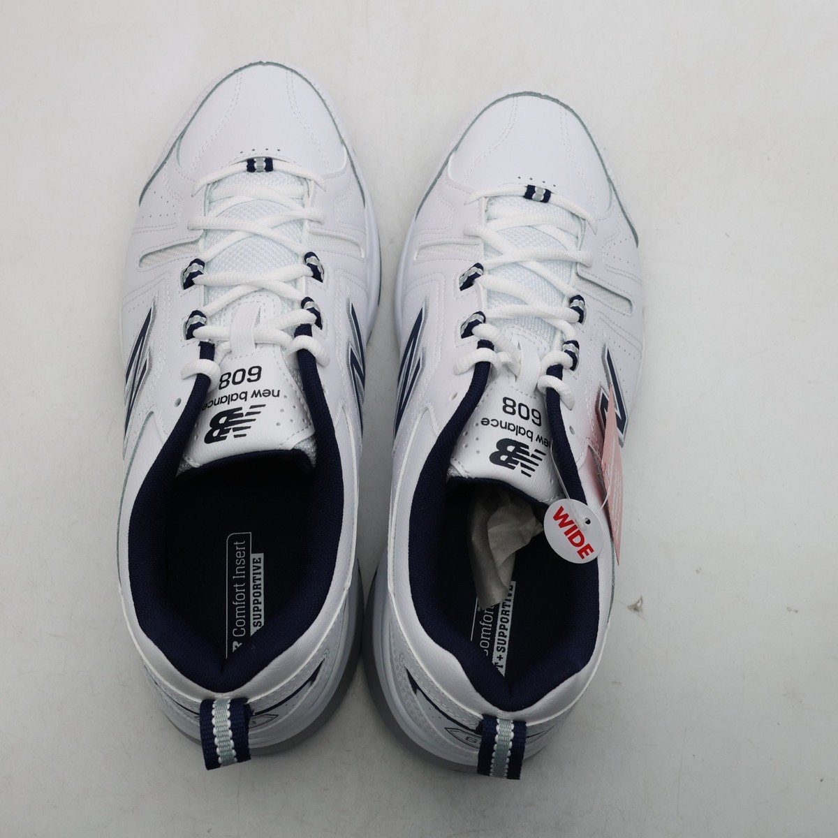 Size 10 - New Balance 608v5 White Navy for sale online | eBay display picture 3