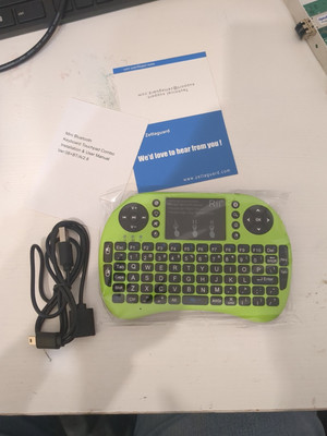 Wireless Keyboard Bluetooth Green  With Box  Rii Model RT-MWK08+ 