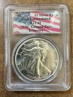 PCGS CERTIFIED 9/11 Sept 11 Ground Zero Recovery 1991 ASE American Silver Eagle