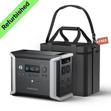 Dabbsson 1330Wh 1200W Portable Power Station Solar Generator for Road Trip RV