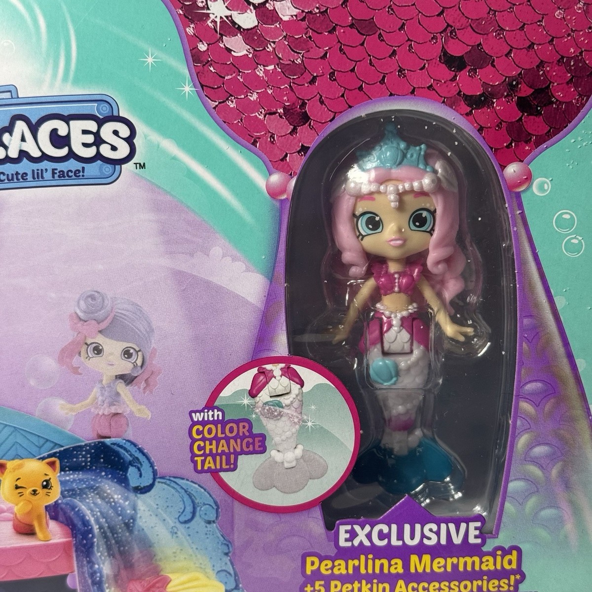 Shopkins Perlina Mermaid Tails Happy Places Play Set Mermaid Reef