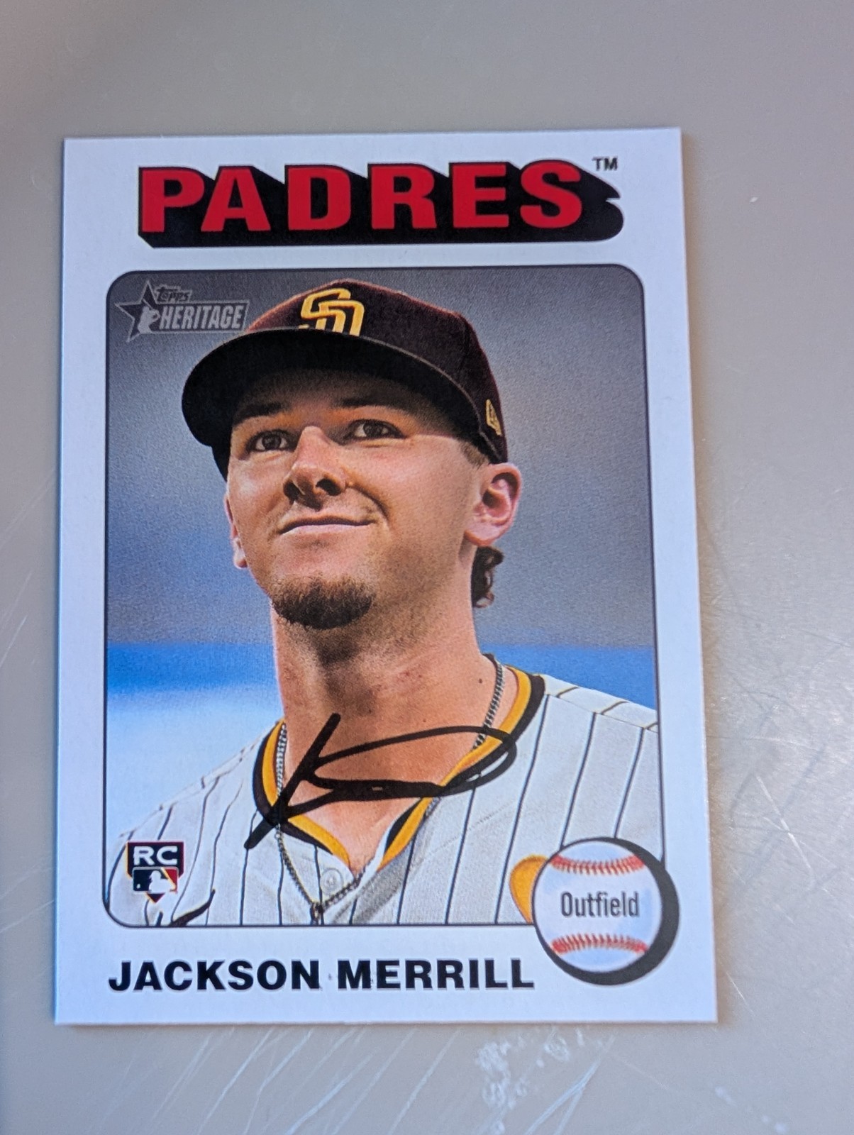 Topps 2024 Heritage High Number White Border RC Jackson Merrill Padres #689