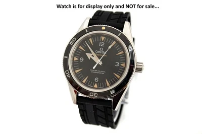 Bracelet de montre motif bande de roulement pneu 22 mm, pour Omega Seamaster et Omega Speedmaster - Photo 1/4