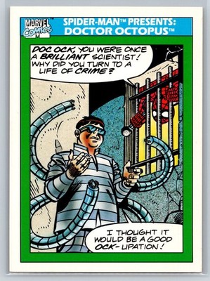 1990 Marvel Trading Card Dr. Octopus #151