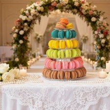 Espositore Torte Macarons Trasparente 4/6/10 Livelli Espositore Torte Festa