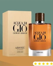 GIORGIO ARMANI  6.7 Oz / 200 ml.  ACQUA DI GIO ABSOLU EAU DE PARFUM NIB