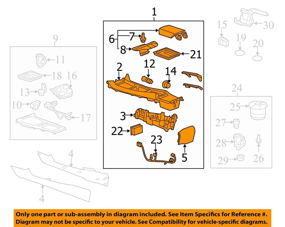 SE ADAPTA A CONSOLA CHEVROLET CAMARO 2010-2012 ASM F/FLR *NEGRA 22888239 - NUEVO OEM Foto 2 de 3