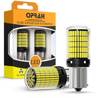 2X LED Auto Reverse Lamp Turn Signal Light DRL 1156 BA15S P21W BAU15S PY21W 1157