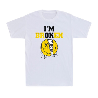 I'm Broken Workout Running Invisible Illness I'm Ok Broken Men's T-Shirt