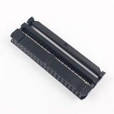 20Pcs Black 2.54mm Pitch 2x20 Pin 40 Pin IDC Female Header Cable Connector FC-40