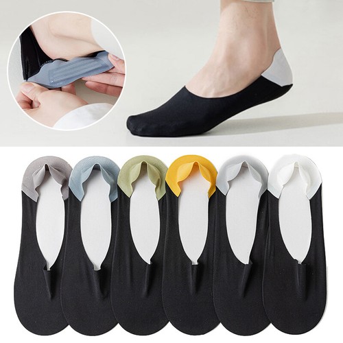 5Pairs Men Invisible No Show Socks Summer Thin Breathable Low Cut Short Hosiery∂ - Picture 2 of 20